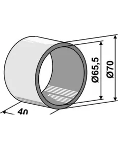 Disc harrow follower