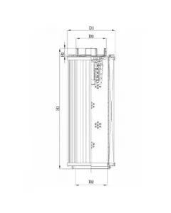 Hydraulic filter element (return filter) RHR2600S25B3/AB1