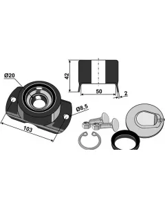 Deep groove ball bearings
