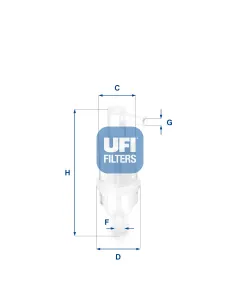 31.013.00 fuel line filter inline
