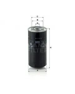 SpinOn spin-on filter W 1170/16