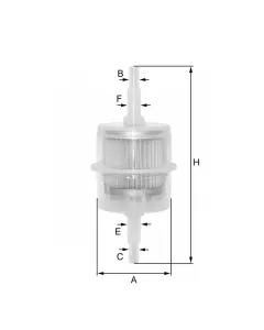 In-Line Fuel Filter (Inline) ZP8047FP