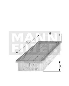 Cabin air filter element (activated carbon) CUK 3038
