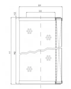 hydraulic filter WG870