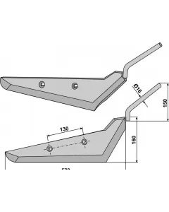 Share for beet harvester