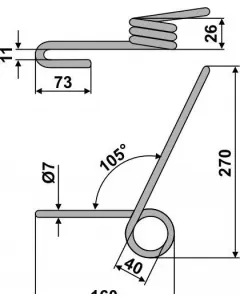 Denti per erpice seminatore