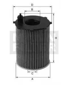 Liquid filter element (metal-free) HU 7016 x