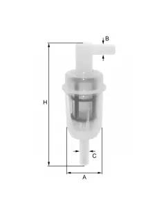 Filtro carburante in linea (in linea) ZP8040FP