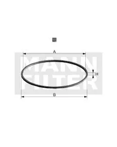 Gasket for filter housing Di 74-04