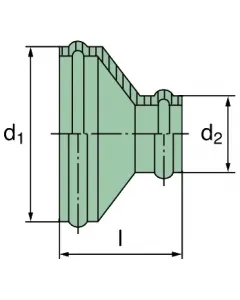 39 000 25 105 reducing noise St. 132/102mm