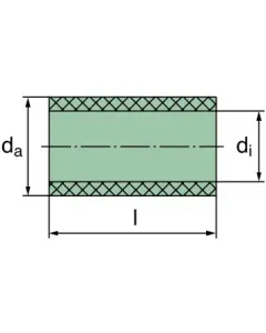 39 000 27 196 connecting socket 80 x 150mm (rubber)