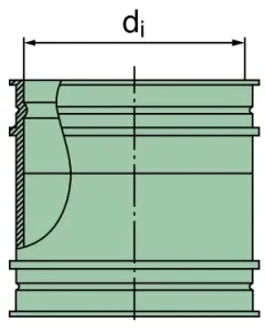 39 100 27 999 connecting socket 50 x 68mm (TPE)
