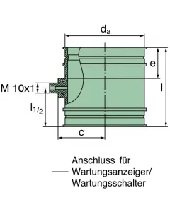 39 500 27 979 connecting socket 100 x 88mm (TPE)