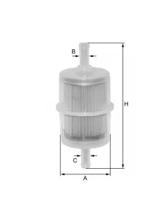 Inline fuel filter ZP8004FP