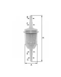 Filtro de combustible en línea (en línea) ZP8014FP