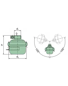 41 015 87 159 air filter (damper filter NW40)