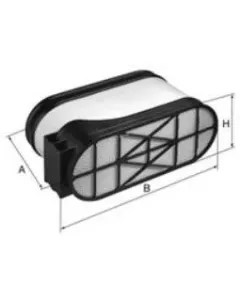 Elemento filtrante per aria C 38 010