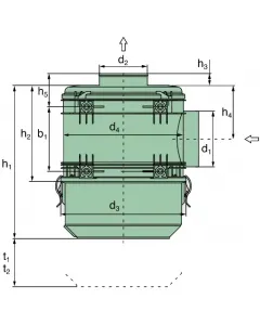 44 930 85 900 air filter (Pico NLG 37-37)
