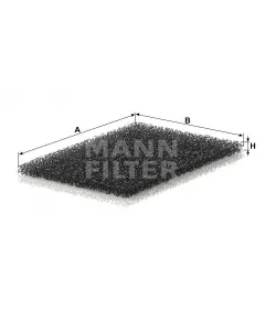 Cabin filter element CU 2304