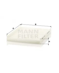 Cabin filter element CU 27 007