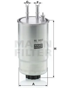 Brandstofleidingfilter (inline) WK 9053 z