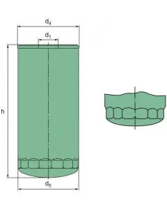 SpinOn spin-on filter (secondary) WP 1169