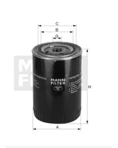 Oil filter SpinOn W 7053