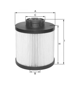 Fuel filter element (metal-free) MFE1345MB