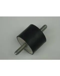 Vibration-absorbing metal buffers
