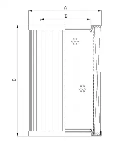 Elemento filtrante per filtro di ritorno R446G25