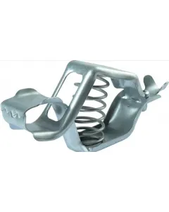 Battery charging clamp