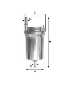 In-Line Fuel Filter (Inline) ZP8049FL