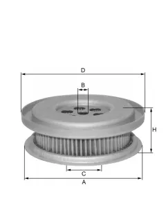 hydraulic filter element ML1456