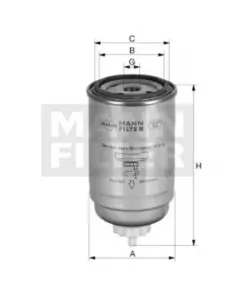 Fuel filter SpinOn WK 8025
