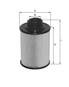 Elemento do filtro de combustível (sem metal) MFE1558MB