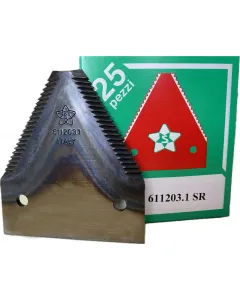 Harvester combine sickle section knife top serrated