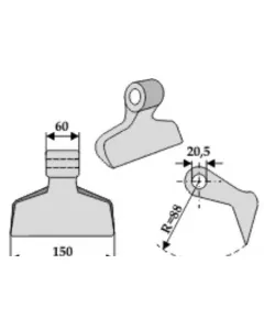 Martillo desgranador