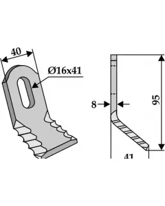 Coltelli a flagelli Y