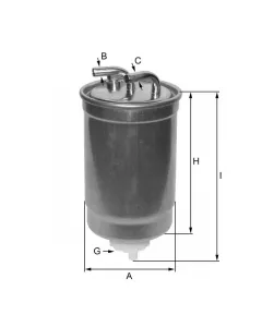 In-Line Fuel Filter (Inline) ZP8033FM