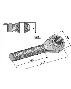 Spindle right - Cat