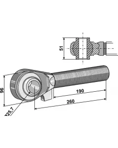 Mandrino M42x3 - 190
