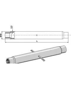 clamping sleeve M24x2,5