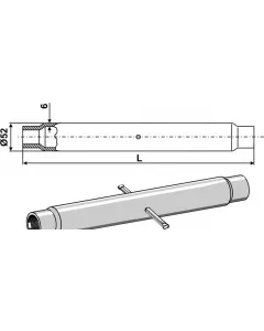 clamping sleeve M36x3
