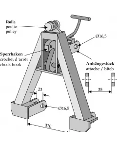 Triangle tracteur - K
