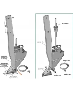 Seed coulter - left version