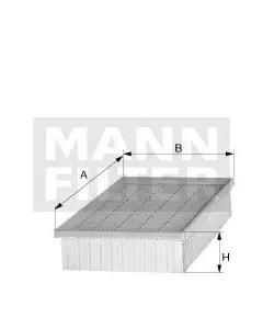 Air filter element C 2860/3