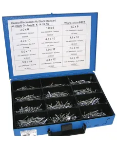 Blind rivet assortment