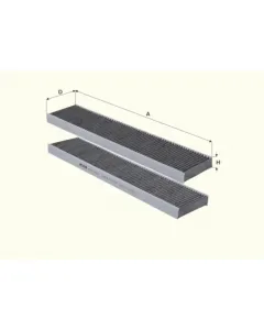 cabin filter element HCK7043