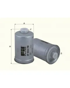 Inline fuel filter ZP8034FM