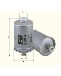 Inline fuel filter ZP8036FM